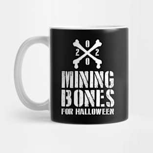 Scary Mining Bones Halloween Artwork Mug